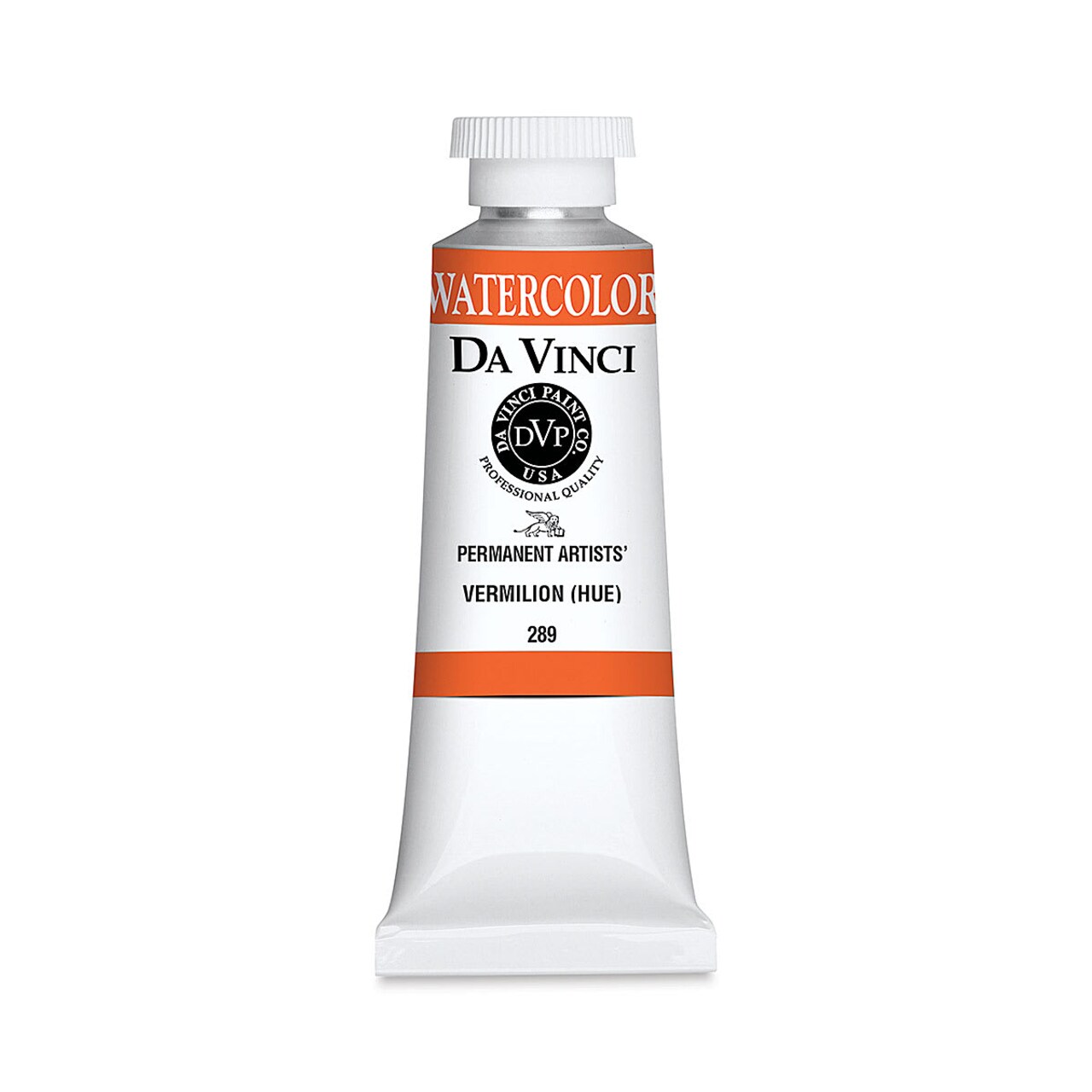 Da Vinci Artists' Permanent Watercolor - Vermilion Hue, 37 ml tube